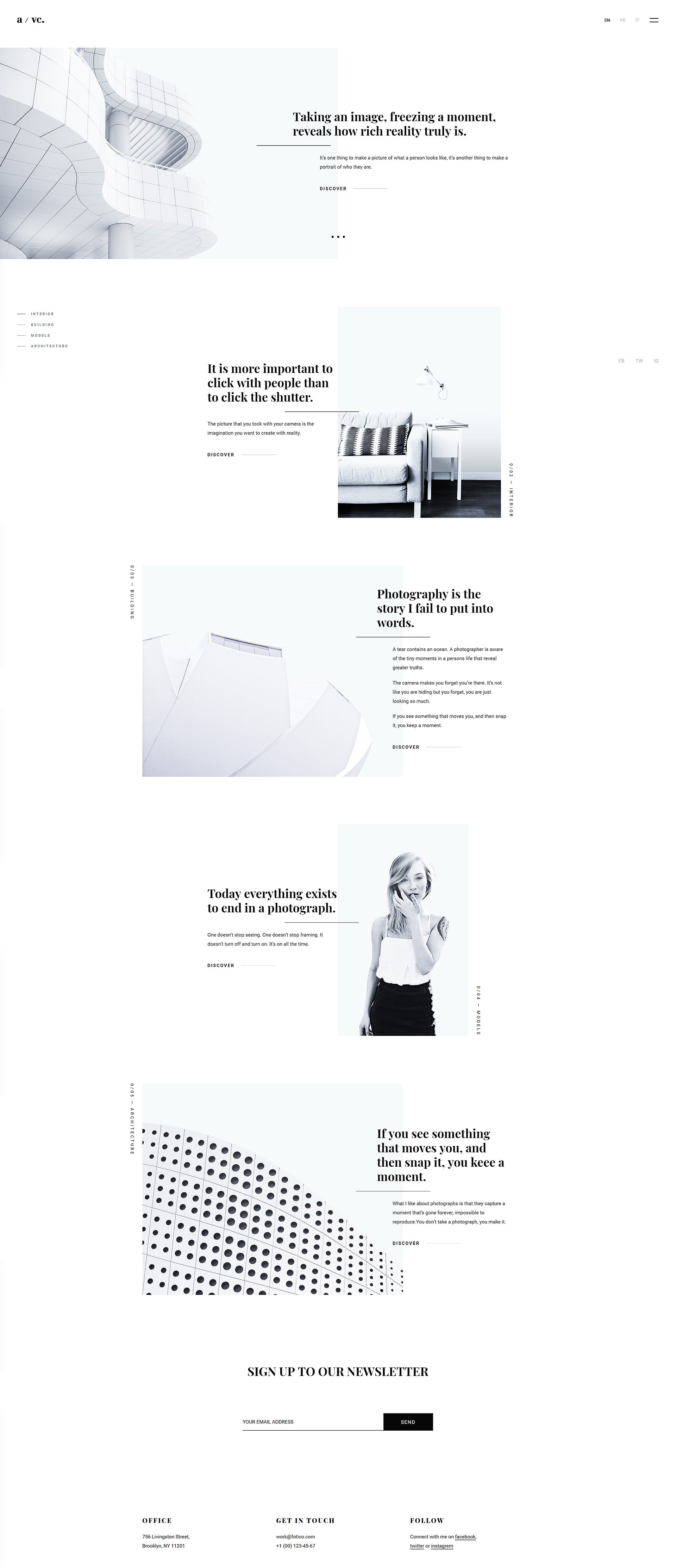 Fotico HTML Template